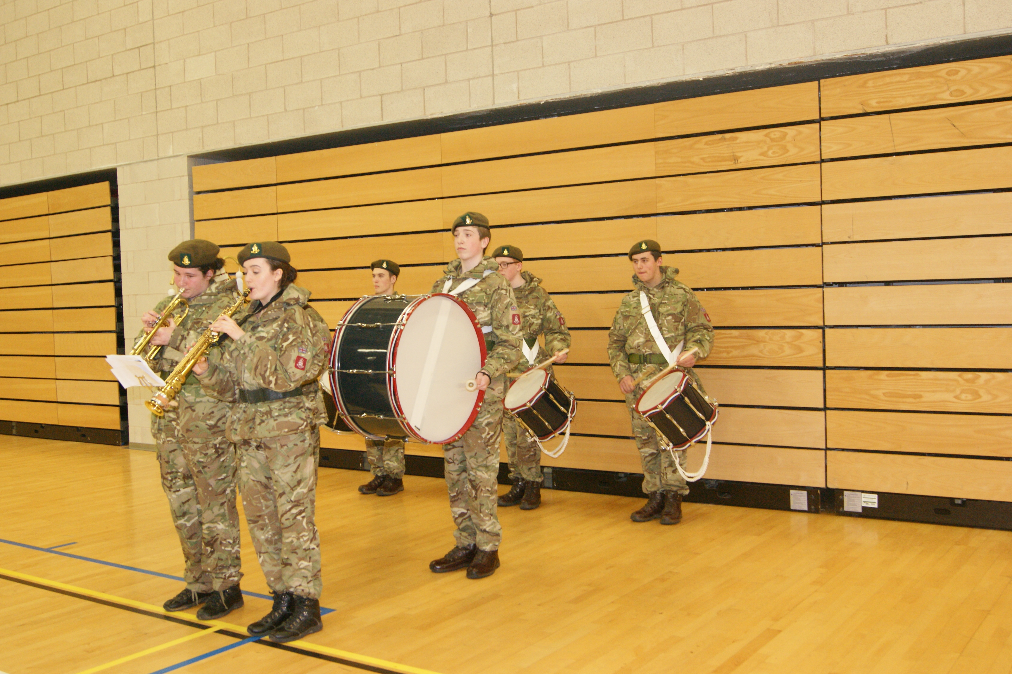 CCF Biennial Inspection with Group Captain Stirrat, 21st March 2016